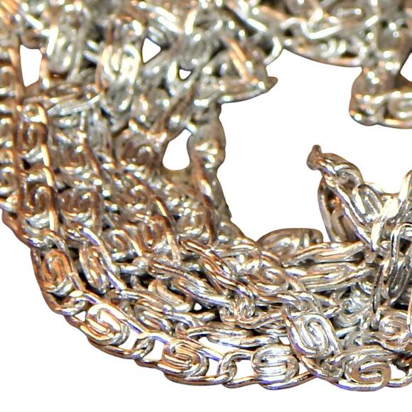 Classic Very Light Weight Metal Multi-Layer Necklace - Picture 1 of 8